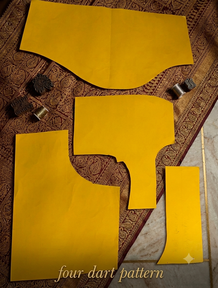 Four Dart Pattern Four Dart Pattern From 28 to 50 size